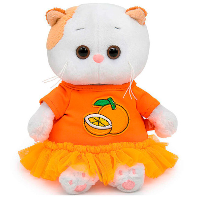 Мягкая игрушка Кошечка Ли-Ли baby в платье с апельсином Budi Basa LB-138 1